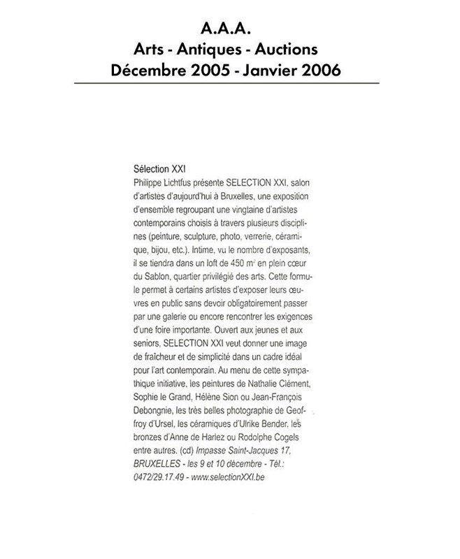 arts antiques auctions 2006