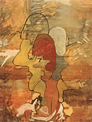 l'homme est &agrave; demi femme